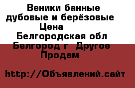 Веники банные  дубовые и берёзовые  › Цена ­ 120 - Белгородская обл., Белгород г. Другое » Продам   